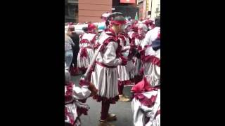 Drunk Mummer collapses at 2014 Mummers Parade with Philly Streets Talk on the scene [upl. by Schwerin890]