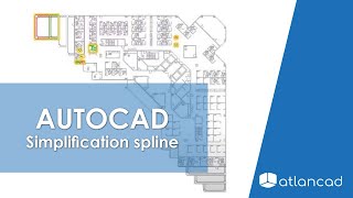 AutoCAD  Simplification spline [upl. by Arraeis]