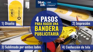 Cómo hacer una Bandera Publicitaria en 4 pasos [upl. by Conlan]