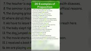 Prepositions l Prepositional Sentences l English Grammar l Spoken English english ytshorts [upl. by Erodavlas492]