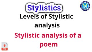 Stylistic analysis of a poem [upl. by Yesiad]