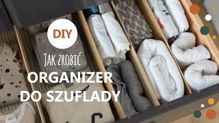 DIY  Jak zrobić organizer do szuflady [upl. by Rehpotsyrk]