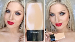 First Impression Review ♡ Illamasqua Rich Liquid Foundation [upl. by Naujud518]