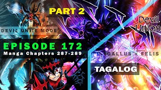 Black Clover Episode 172 Tagalog Part 2  Asta vs Lilith and Naamah [upl. by Layton]