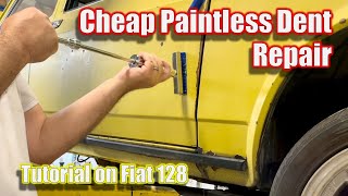 Cheap Amazon Paintless Dent Removal Kit Demo [upl. by Armilda976]