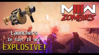 MW III Zombies quotLaunchers In Tier IV are EXPLOSIVEquot 4K [upl. by Hadihahs613]