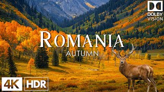 Autumn Romania 4K • Stunning Footage Romania Scenic Relaxation Film with Calming Music [upl. by Airemat]