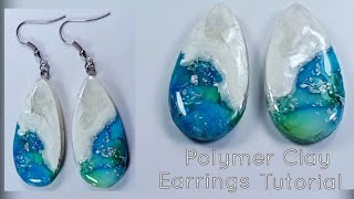 Clay Jewellers Polymer Clay Earrings Idea and Tutorial  LoviCraft [upl. by Waldo]