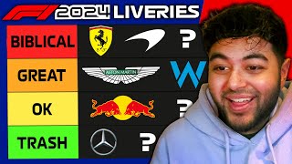 2024 F1 Car Ranking Tier List  Which Livery Do I Rate Best to Worst [upl. by Seibold]