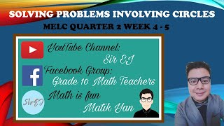 Grade 10 Math  Quarter 2  Lesson 13  Solving Problems Involving Circles [upl. by Ingaberg500]