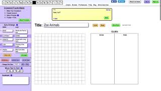 Crossword Puzzle Maker  How to Make a Crossword Puzzle with Crossword Hobbyist [upl. by Attenna]