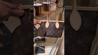 I Went To Louis Vuitton To Try Neverfull BB [upl. by Lirba888]