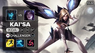 KaiSa vs Kalista ADC  KR Challenger  Patch 1322 Season 13 [upl. by Peppie991]