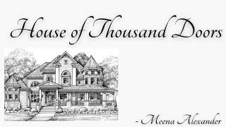 House of a Thousand Doors by Meena AlexanderMalayalam Summary [upl. by Mit]