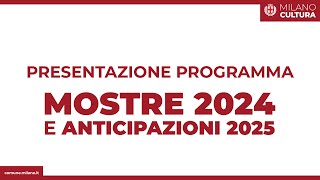 Presentazione programma mostre [upl. by Akere]