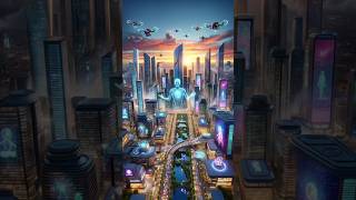 futuristic city in 2030 Ai technology [upl. by Llenel]