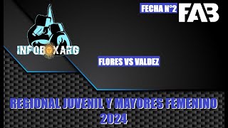 TATIANA FLORES VS MONICA VALDEZ CATEGORIA 51KG REGIONAL MAYORES FEMENINO FAB FECHA 2 [upl. by Danie942]