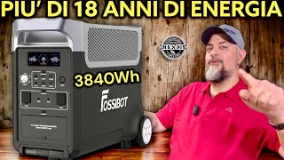 Per più di 18 anni abbassa di 3840Wh la bolletta elettrica e costa poco Power station Fossibot F3600 [upl. by Glynn972]