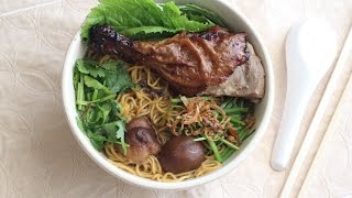 Mi Vit Tiem Vietnamese Roasted Duck Soup with Egg Noodles [upl. by Furmark]