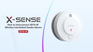 How to Interconnect SD19W Wireless Interlinked Smoke Alarms？ [upl. by Garlaand]