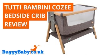 Tutti Bambini Cozee Bedside Crib Review [upl. by Adiaj871]