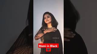 Mamitha Baiju in Black Saree Latest movie updates TamilMalayalamMallu Actress photoshootpremalu [upl. by Auqcinahs]