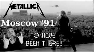 Metallica  Enter Sandman Live Moscow 1991  FIRST TIME REACTION [upl. by Rayburn]