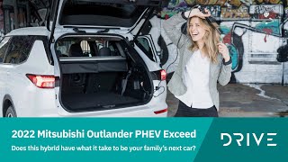 2022 Mitsubishi Outlander PHEV Exceed  Your Familys Next Car  Drivecomau [upl. by Anej]