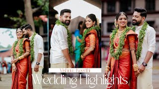 BETTER TOGETHER II Kerala Traditional Hindu Wedding Highlights 2024 II Vishnu amp Keerthi [upl. by Barbaraanne77]