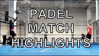 Padel Match Highlights  Played on the left Good Intermediate Level 04102024 [upl. by Yorgen884]