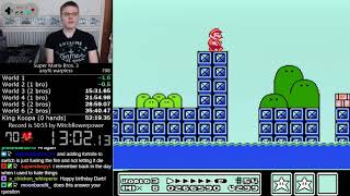 5214 Super Mario Bros 3 Warpless speedrun [upl. by Ronoc]