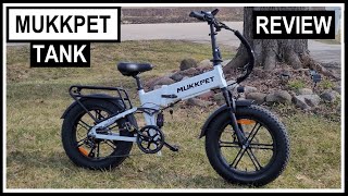 Mukkpet Tank Foldable Fat Tire Ebike Review [upl. by Ellerrad]