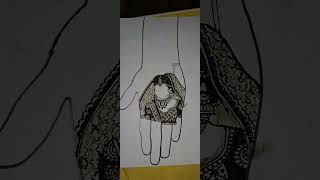 best dhulan beautiful art mahandi designer for beautiful picture [upl. by Arretahs214]