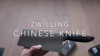 Zwilling Life Chinese chefs knife [upl. by Haerdna961]