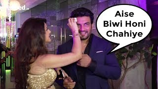 Sharad Kelkar And Keerti Gaekwad At Rubina Dilaik And Abhinav Shukla Wedding Reception [upl. by Kila]