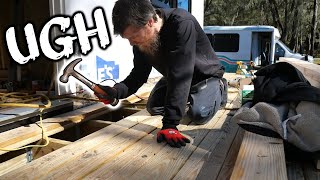 I Shouldnt Have Used Nails DIY Porch Build [upl. by Pulsifer]