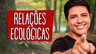 RELAÇÕES ECOLÓGICAS  RESUMO ENEM  Prof Kennedy Ramos [upl. by Anaz]