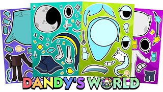 Dandys World Sticker Book EP4 💖 Connie Brightney Shelly Astro paperdiy dandyworlds Connie [upl. by Yanej]