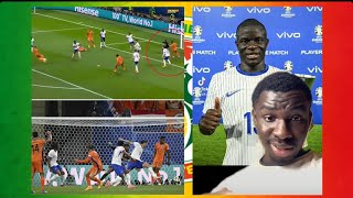 🚨 PaysBas  France  les Néerlandais enragent contre l’arbitrage 🤯 N’Golo Kanté Moy Homme Du Match… [upl. by Alexina479]