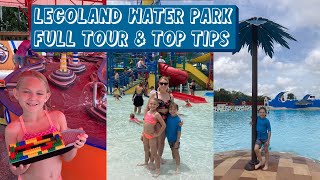 Pt 4  LEGOLAND Florida Water Park Full Tour Water Slides POV Wave Pool Dining Options amp Tips [upl. by Jamnis]