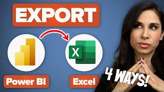 Easiest Ways to Export Power BI to Excel Smoothly and Efficiently new updates included 🪄 [upl. by Labina]