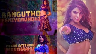 oo antava mama song  pushpa songs  allu arjunrashmik  Samantha  DSP pushpa ooantava [upl. by Diraf836]