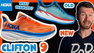 Comparing the 2023 Hoka Clifton 9 vs Clifton 8  Clifton 9 Review  CMEVA Update [upl. by Trista213]