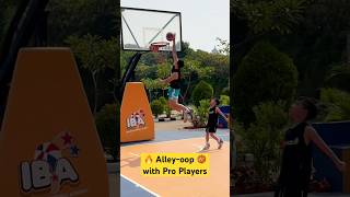 Alley oop with Pro Players ballislife hooper stephcurry [upl. by Oscar]