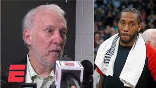 Gregg Popovich felt badly about Kawhi Leonard getting booed by Spurs fans  NBA Sound [upl. by Crockett]