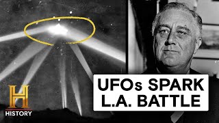 The Alien Threat Behind the Battle of LA  Historys Greatest Mysteries S5 [upl. by Atinaujnas]