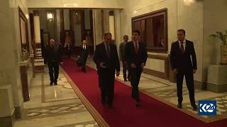 Kurdistan Region PM Nechirvan Barzani meets Iraqi counterpart in Baghdad [upl. by Hannavahs]