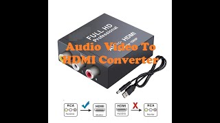 L7AV AUDIO VIDEO TO HDMI CONVERTER [upl. by Adnirolc]