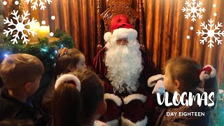 The kids met SANTA Day two at Center Parcs  VLOGMAS 2023 🎄  The Radford Family [upl. by Zobe]