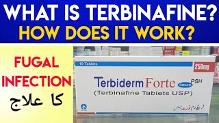 Terbiderm Terbinafine 250MG Tablet Uses amp Side Effects In Urdu Hindi  Fungal Infection On Skin [upl. by Einnahpets795]